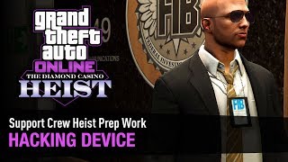 GTA Online The Diamond Casino Heist  Heist Prep Hacking Device Solo [upl. by Guenna820]