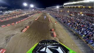 GoPro HD Ryan Villopoto Main Event 2013 Daytona Supercross [upl. by Muncey]