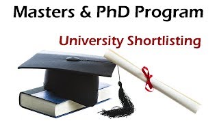 MS amp PhD University shortlisting for US [upl. by Alaster]