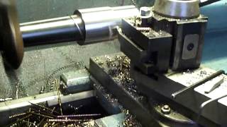 Turning Heat Treated Steel On Chinese Lathe [upl. by Jordain]