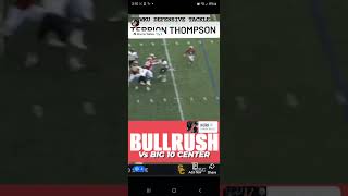 WORK TERRION THOMPSON BULLRUSH VS INDIANA [upl. by Aprilette393]