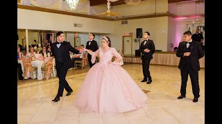 Anela Quinceanera Waltz by Houston Chambelanes Company [upl. by Aryhs]