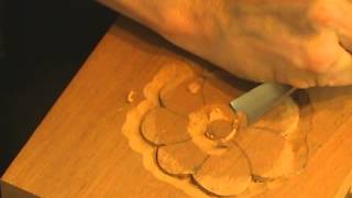 Beginning Woodcarving  How to Carve a Basic Flower with Mary May [upl. by Aika]