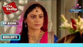 Anandi को Jagdish के फैसले के लिए दोषी ठहराया गया  Balika Vadhu  बालिका वधू  Highlight  Ep 1398 [upl. by Diane]