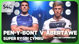 LIVE RUGBY Bridgend v Swansea  Super Rygbi Cymru  S4C [upl. by Marmion]