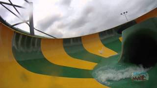 Tassies Twister water slide POV at Aquatica SeaWorld Orlando [upl. by Noyes]