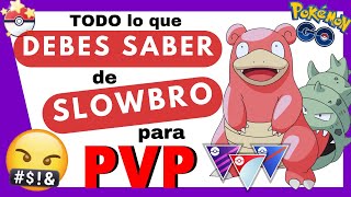 😱 ¡LOS MEJORES ATAQUES de SLOWBRO en Pokémon GO ¿Qué tan bueno es en el PvP ¡Descúbrelo aquí 🥵 [upl. by Rech]