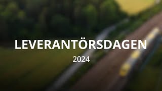 Leverantörsdagen 2024  Trafikverket [upl. by Touber]