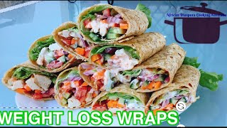 Healthy Wraps Weight Loss Wraps Whole Wheat Flour Wraps 25 November 2020 [upl. by Alleuol]