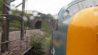 Deltic 55022 Powers Out of Kings Cross 11th Sept 2010 [upl. by Inna]