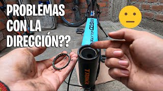 MANTENIMIENTO A LA DIRECCIÓN O TAZAS DE LA BICICLETA [upl. by Froma527]