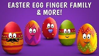 Easter Eggs Finger Family Collection  Top 10 Finger Family Collection  Easter Finger Family Songs [upl. by Valdes]