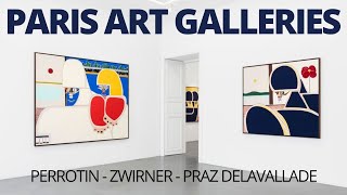 Mustsee gallery shows in Paris right now  Perrotin Zwirner Praz Delavallade Galleries [upl. by Adnek]