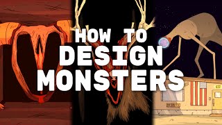 HOW TO DESIGN Scary MONSTERS [upl. by Ayotas]