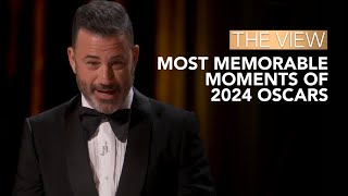 Most Memorable Moments Of 2024 Oscars  The View [upl. by Aniraad]