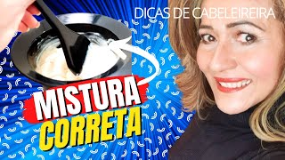 MISTURA CORRETA PARA PINTAR CABELO BRANCO O SEGREDO QUE NINGUÉM TE CONTA HairTutorial [upl. by Retsim280]