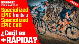 BIKE Pruebas Specialized Epic Comp frente a Epic Comp EVO ¿Cuál es más rápida  Revista BIKE [upl. by Olim]