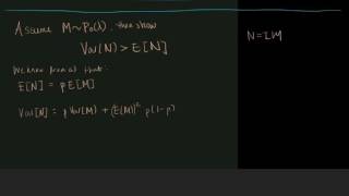 Problem 49 c Zeromodified poisson distribution is overdispersed [upl. by Glen]