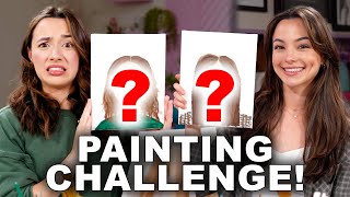 Painting Each Other Challenge  Merrell Twins [upl. by Ahseya]