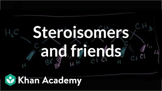 Stereoisomers enantiomers diastereomers constitutional isomers and meso compounds  Khan Academy [upl. by Jaquenetta]