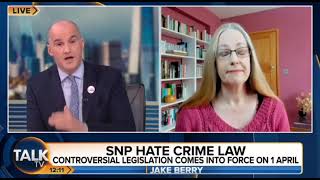 Scots hate crime law Matthew Stadlen tells Helen Joyce she is hateful for calling a man a man [upl. by Nnaj]