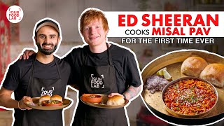 EdSheeran cooks INDIAN FOOD for the first time ever with Chef Sanjyot Keer [upl. by Wilow]