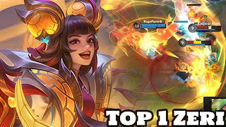 Wild Rift Zeri  Top 1 Zeri Gameplay Rank Master [upl. by Kere165]