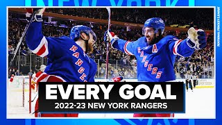 EVERY GOAL New York Rangers 202223 Regular Season [upl. by Elstan]