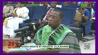 INNONCENCE DANS CETTE AFFAIRE DU 28 SEPT DADIS INSISTE ET PERSISTE Siranka TV [upl. by Mercuri151]