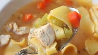 Chicken Noodle Soup  How to Make Classic Chicken Noodle Soup [upl. by Sneed]