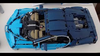 Lego Technic Bugatti Chiron 42083 in 4K [upl. by Schiffman]