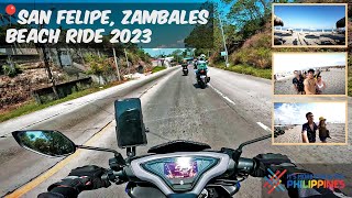 ZAMBALES BEACH RIDE 2023  THREE AEROX  COUPLE RIDE  JHAD TOURS [upl. by Novelc]