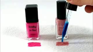 Tuesday in Love vs Inglot halal nail polish halalnailpolish nailpolish breathable [upl. by Yellhsa]