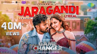 Jaragandi  Lyrical Video  Game Changer  Ram Charan  Kiara Advani  Shankar  Thaman S [upl. by Burnaby]