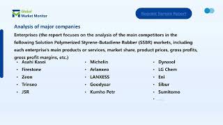 Global Solution Polymerized StyreneButadiene Rubber SSBR Market CAGR 555 amp Market Size [upl. by Assenar333]