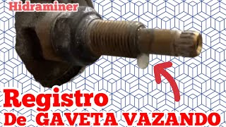 Registro Deca de Gaveta Geral Vazando  Aprenda a Consertar e Faça Você Mesmo DiY [upl. by Hyman539]