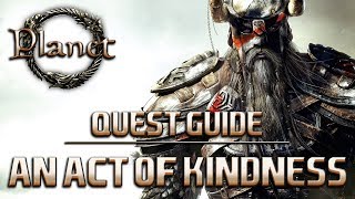 Elder Scrolls Online ESO  An Act Of Kindness Puzzle Quest Guide Auridon [upl. by Polad181]