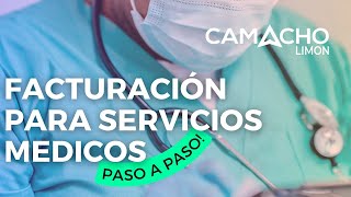 Como hacer una factura por servicios CFDI 40 en el SAT Servicios medicos y detales honorarios [upl. by Annawat]