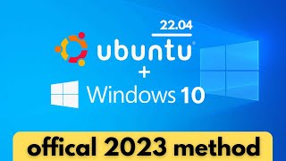 How to Install Ubuntu 22046 On Windows 10 New Official Method [upl. by Nennahs179]