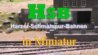 Harzer Schmalspurbahn HSB im Modell [upl. by Ellicul]