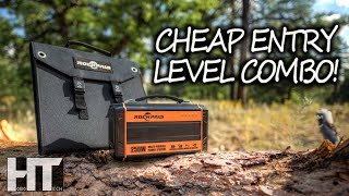 CHEAP Off Grid POWER Solution Rockpals 250w Solar Generator With 60 Watt Solar Panel Review [upl. by Etnaud]