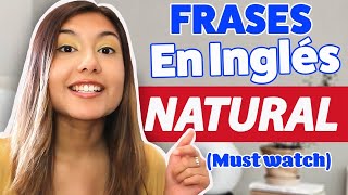 MEJORA tu inglés AHORA 15 frases AMERICANAS para hablar con FLUIDEZ  Improve English skills [upl. by Annerb]