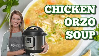 Cozy amp Healthy Instant Pot Chicken Soup with Orzo [upl. by Murage]