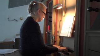 Gwendolyn Toth plays Scheidemann on the 1457 organ in Rysum Germany [upl. by Rebmaed]