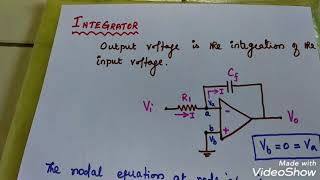 Integrator and Differentiator circuit  LIC  Tamil [upl. by Konrad]