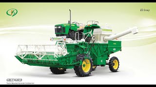 KSA  GreenGold  Tractor Mounted  Combine  Harvester Price  KS GROUP MalerKotla [upl. by Janetta]