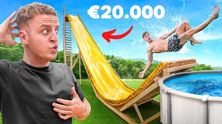 Wij Bouwen De Meest Extreme Glijbaan in €20000 Waterpark [upl. by Egidius743]