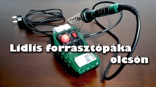 Forrasztópáka állomás ócsóé  Parkside PLS 48 D2 ◆ Eszközteszt [upl. by Aelaza]