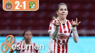 CHIVAS 21 LEÓN J2  Se ESTRENA LICHA y gana el REBAÑO [upl. by Daahsar]