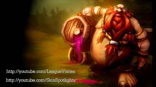 Gragas Voice  Português Brasileiro Brazilian Portuguese  League of Legends [upl. by Guthrie]